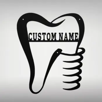 Custom Dental Office Metal Sign