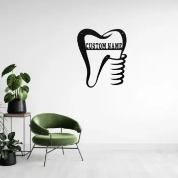 Custom Dental Office Metal Sign