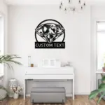 Custom Diamond Metal Sign