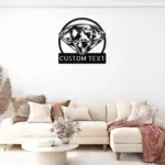 Custom Diamond Metal Sign