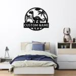 Custom Dinosaur Brontosaurus Metal Sign