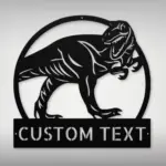Custom Dinosaur Metal Sign