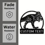 Custom Dinosaur Metal Sign