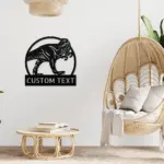 Custom Dinosaur Metal Sign