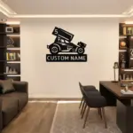 Custom Dirt Racer Metal Sign