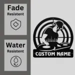 Custom Disc Jockey Metal Sign