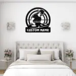 Custom Disc Jockey Metal Sign