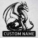 Custom Dragon Metal Sign