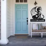 Custom Dragon Metal Sign