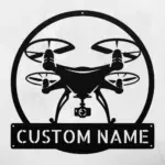 Custom Drone Metal Sign