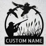 Custom Duck Hunting Metal Sign