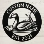 Custom Duck Metal Sign