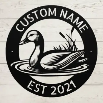 Custom Duck Metal Sign