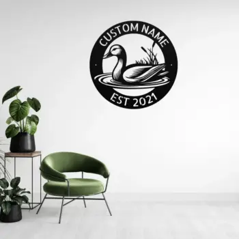 Custom Duck Metal Sign