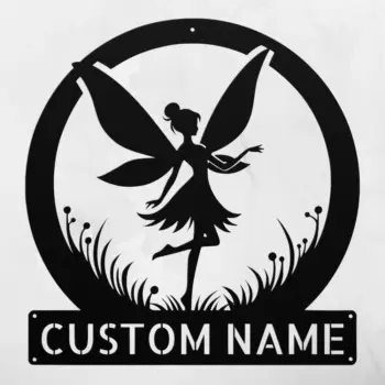Custom Fairy Metal Sign