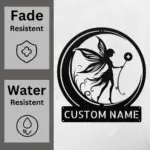 Custom Fairy Moon Metal Sign