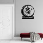 Custom Fairy Moon Metal Sign