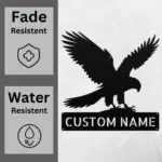 Custom Falcon Bird Metal Sign