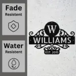 Custom Family Name Metal Sign