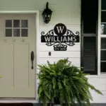 Custom Family Name Metal Sign