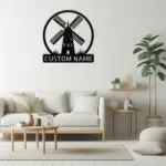 Custom Fancy Windmill Metal Sign