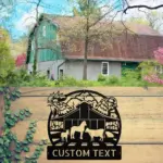 Custom Farm Animals Metal Sign