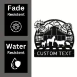 Custom Farm Animals Metal Sign