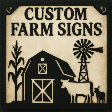 Custom Farm Signs