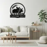 Custom Farmhouse Pigs Metal Sign