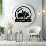 Custom Farmhouse Pigs Metal Sign