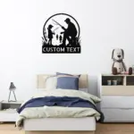 Custom Father Daughter Fishing Sign