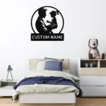 Custom Father Daughter Metal Sign