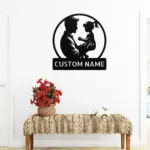 Custom Father Daughter Metal Sign