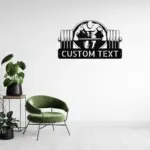 Custom Fitness Club Metal Sign