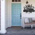 Custom Floral Bouquet Metal Sign