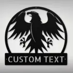 Custom Flying Eagle Metal Sign