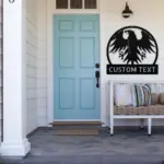 Custom Flying Eagle Metal Sign