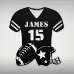 Custom Football Jersey Metal Sign