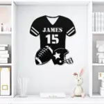 Custom Football Jersey Metal Sign