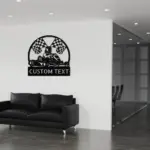 Custom Go Kart Racing Metal Sign