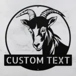 Custom Goat Metal Sign