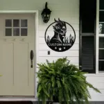 Custom Gothic Devil Metal Sign