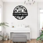 Custom Happy Penguins Metal Sign