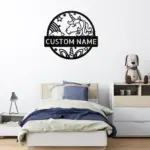 Custom Happy Unicorn Metal Sign