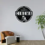 Custom Home Cinema Metal Sign