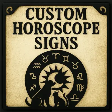 Custom Horoscope Signs