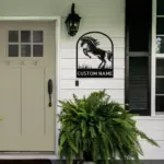 Custom Horse Metal Sign