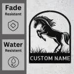 Custom Horse Metal Sign
