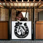 Custom Horseshoe Metal Sign
