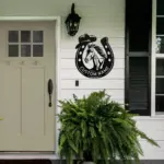 Custom Horseshoe Metal Sign